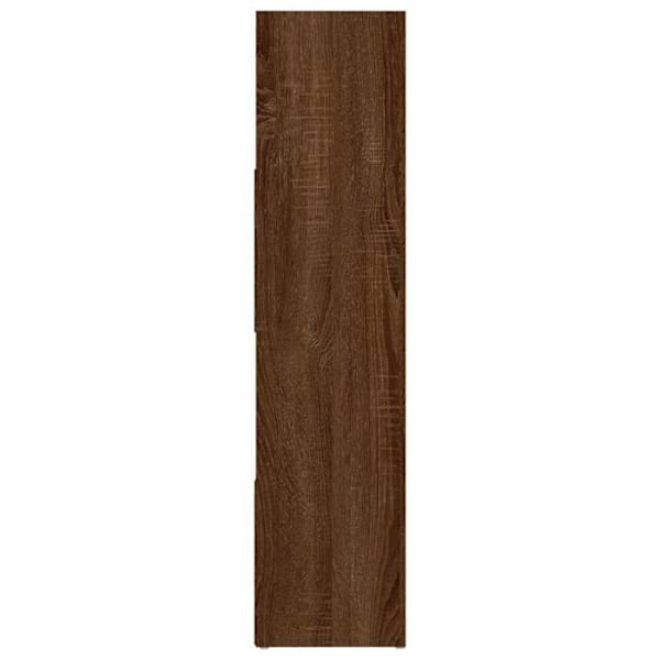 Bibliotek med förvaringsutrymme 105 x 24 x 102 cm ingenjörsträ brun DEC030703 kastanj