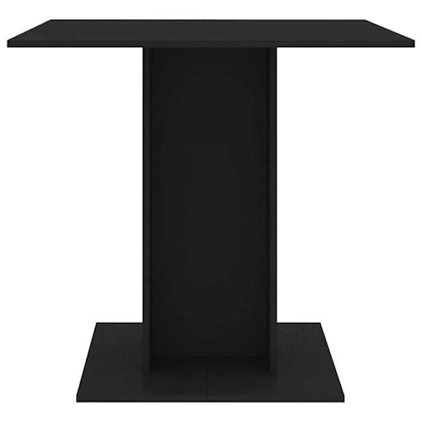 Moderne køkken spisebord design 80 x 80 x 75 cm sort ingeniørtræ DEC036888 kastanj