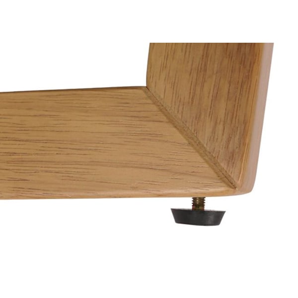 Pöytä "table basse" puusta ja HPL, halkaisija 80 cm, marmorilaatta/kivi, vaalea kehys 04_0008463 kastanj