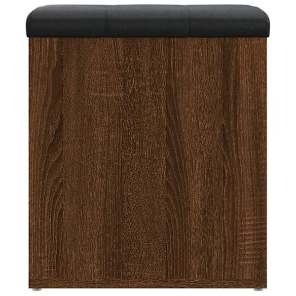 Banc banquette de rangement couleur chêne marron 42 x 42 x 45 cm puukaluste DEC024736 kastanj