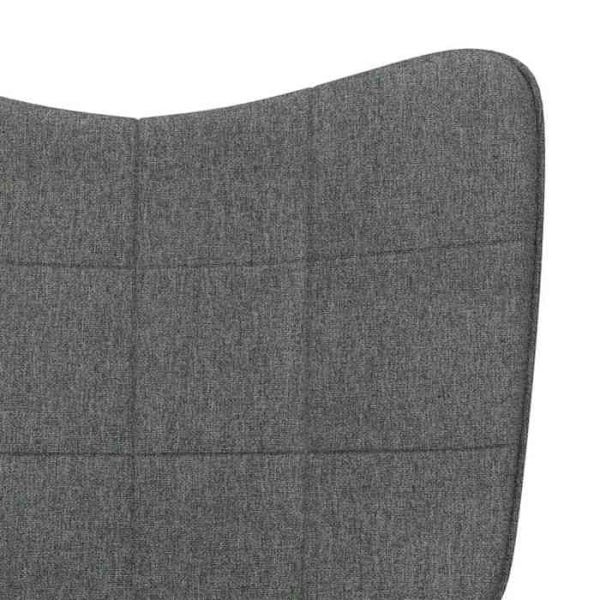 Modern design soffa stol i mörkgrått tyg DEC026692 Grå