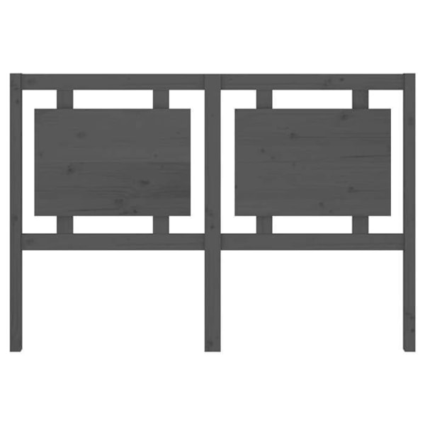 Hovedgærde - Konstruktionsmateriale - 145,5x4x100 cm - Farve grå - Moderne design - Rustic charme Grå
