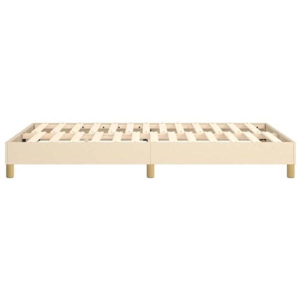 Sängram - Icke specificerad - 120x200 cm - Krämfärgad tyg - 1 plats - Modern design Grädde