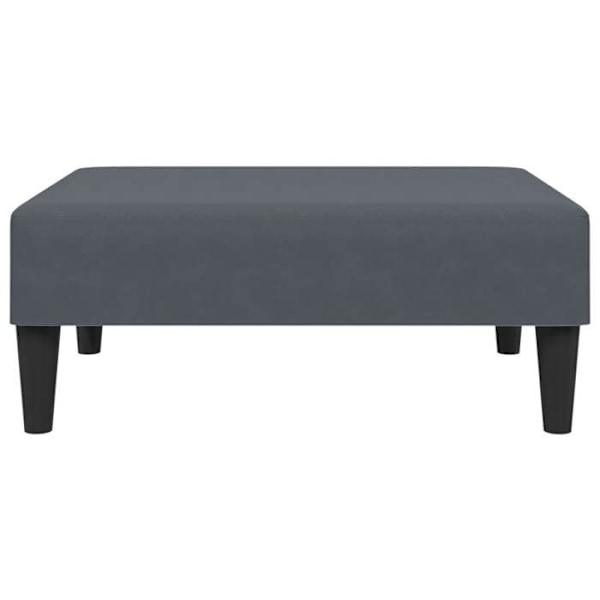 Jalka lepo tuoli 77 x 55 x 31 cm harmaassa sametissa, kehys vanerista DEC030338 Grå