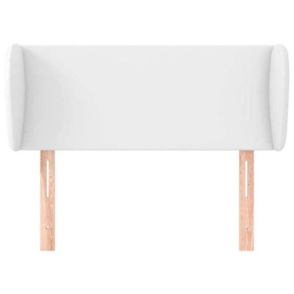 Hovedgærde - Hvid - 103x23x78/88 cm - Syntetisk læder - Klassisk - Holdbar Vit