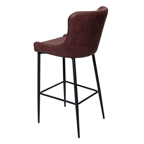 Baari stool tiski tuoli x1 metallinen jalkatuki ruskea kangassijoitus 04_0005291 kastanj