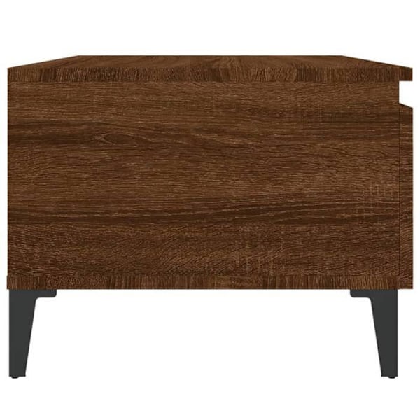 Side table coffee table with drawer 50 x 46 x 35 cm brown engineered wood DEC032405 kastanj