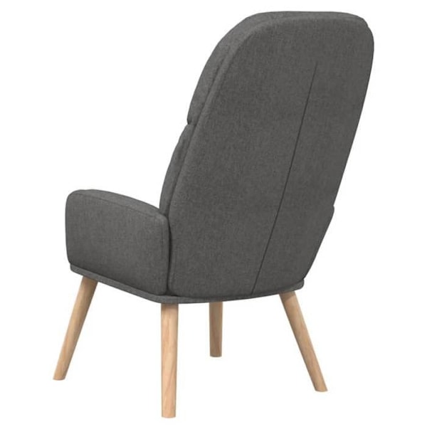 Lounge stolen sofa chambre design moderne i mørkegrå stof DEC026690 Grå