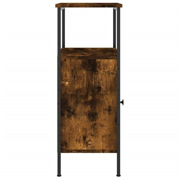 Natskab med opbevaringsrum 41 x 31 x 80 cm brun ingeniørtræ DEC033645 kastanj