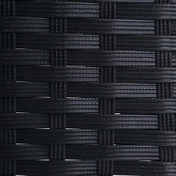 3-paikkainen puutarhatrendi 154 anthracite-polyrottingilla, anthracite-tyynyillä