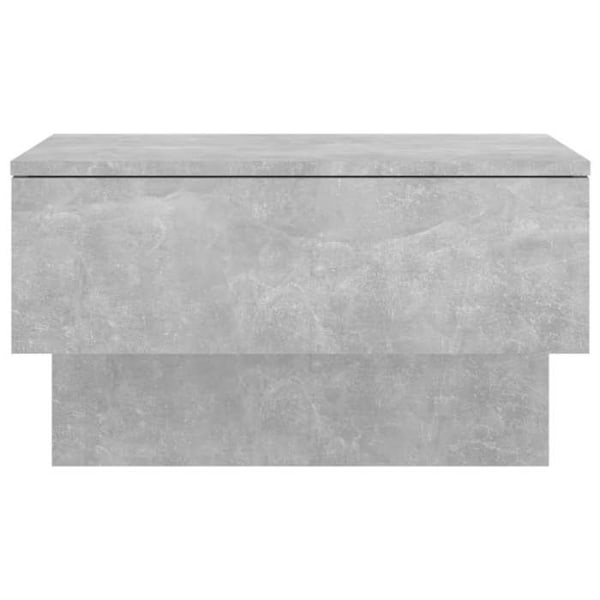 2 kpl seinälle kiinnitettäviä yöpöytiä laatikolla 60 x 40 x 40 cm harmaasta engineering-puusta DEC036077 kastanj