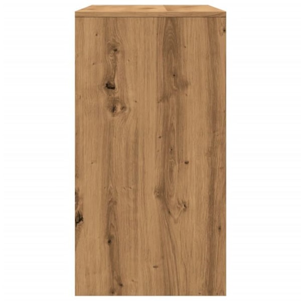 Moderne konsol møbel til entreen, sidebord med skuffer 89 x 41 x 76,5 cm, ingeniørtræ, farve egetræ DEC031750 kastanj