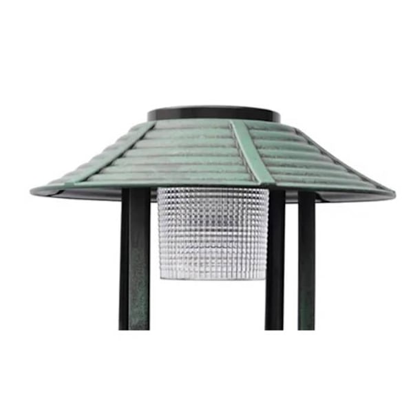 Badkar foderfontän - DEC020796 - Grön - Solpanel - 39x39x97 cm - Utomhus Grön