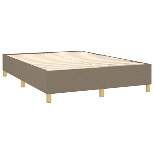Sängbotten med ben för sängram 140x200 cm i taupe tyg TDL0206934 Mol
