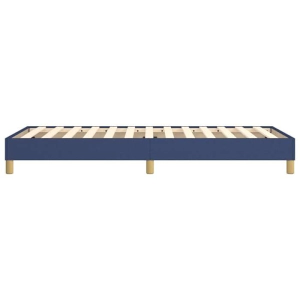 Sängynrunko jalallisilla lamellipatjalla 100x200 cm sininen kangas TDL0207349 Blå