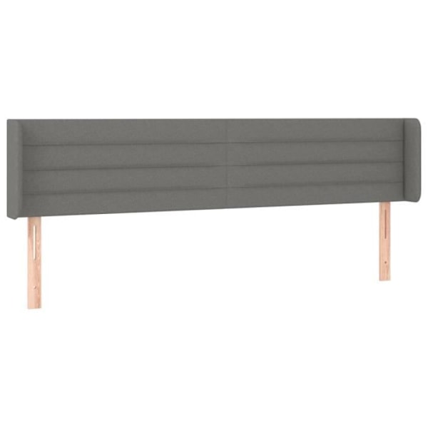 Hovedgærde - Ikke specificeret - 183x16x78/88 cm - Mørkegrå - Klassisk - Højdejusterbar Mörkgrå
