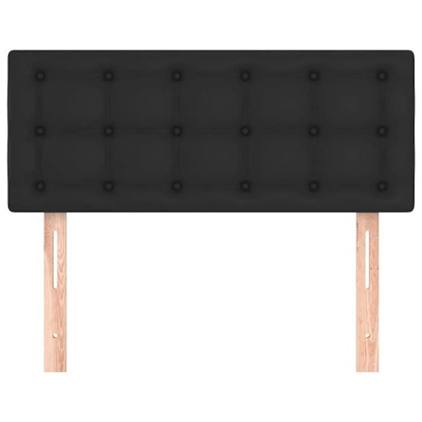 Hovedgærde - Ikke specificeret - 90x78/88 cm - Syntetisk læder sort - Klassisk stil - Holdbar Svart