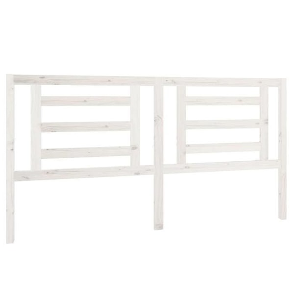 Sänggavel - Ej specificerad - 186x100 cm - Massivt trä - Vit - Nutida Vit