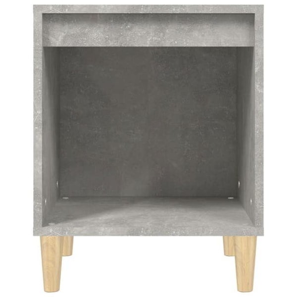 2 kpl yöpöytiä avoimella lokeroilla 40 x 35 x 50 cm harmaata engineering-puuta DEC035361 kastanj