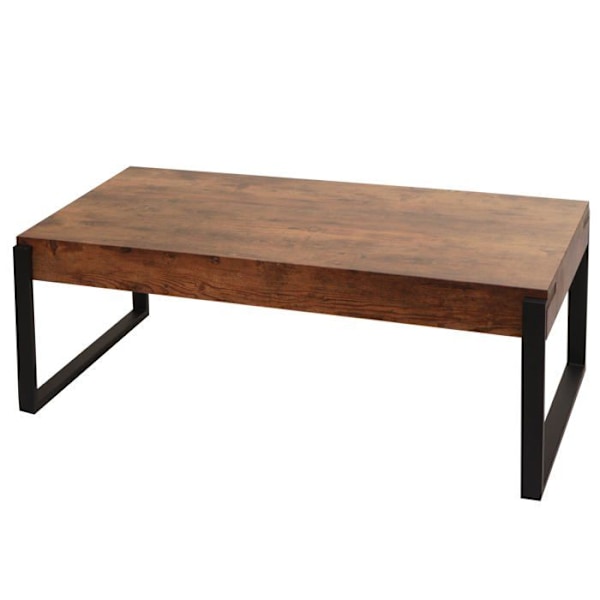 Bordplade hwc l53 stuebord sidebord sofa bord metal 43 x 110 x 64 cm mørk vild eg 04_0008438 Metall