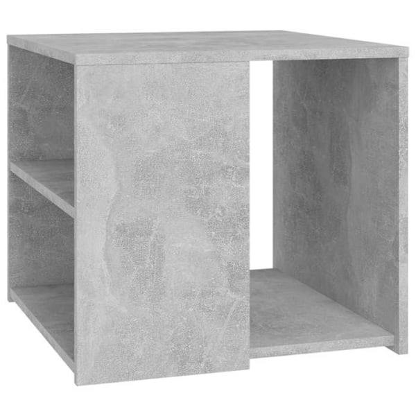 Side table for the end of the sofa 50 x 50 x 45 cm engineering wood grey DEC032458 kastanj