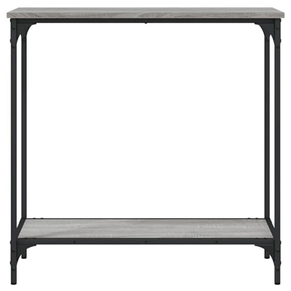 Konsolbord praktiskt för en organiserad entré 75 x 30,5 x 75 cm ingenjörsträ och metall DEC032239 kastanj