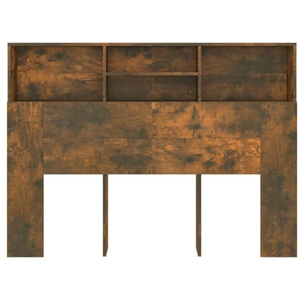 Pääty säilytyksellä, vuodevarusteet, yöpöytä, hylly 140 x 19 x 103,5 MDF ruskea kastanj