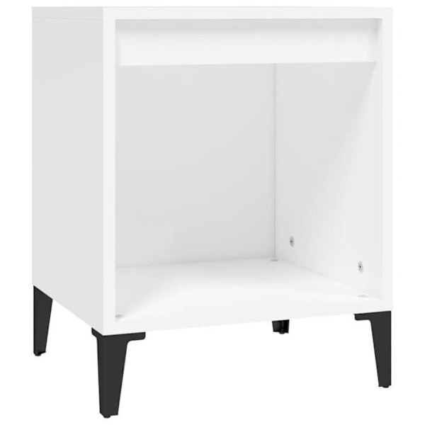 Natskab med opbevaringsplads 40 x 35 x 50 cm ingeniørtræ og metal DEC033363 kastanj