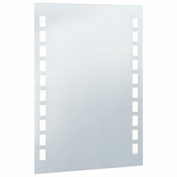 Väggspegel med LED för badrum 60 x 80 cm DEC022578