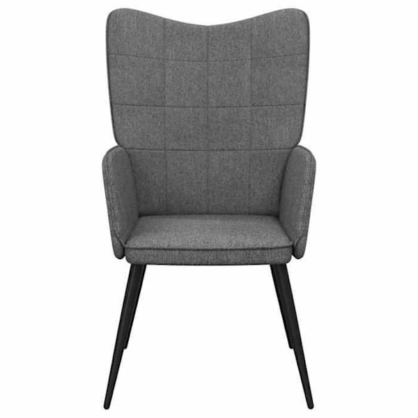 Modern design soffa stol i mörkgrått tyg DEC026692 Grå