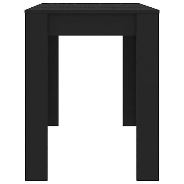 Simpel design spisebord 120 x 60 x 76 cm sort ingeniørtræ DEC036643 kastanj