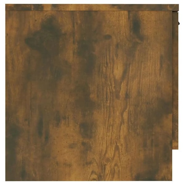 2 kpl yöpöytiä, joissa on ovella varustettu lokero, 40 x 39 x 40 cm, ruskea tekninen puu DEC035114 kastanj