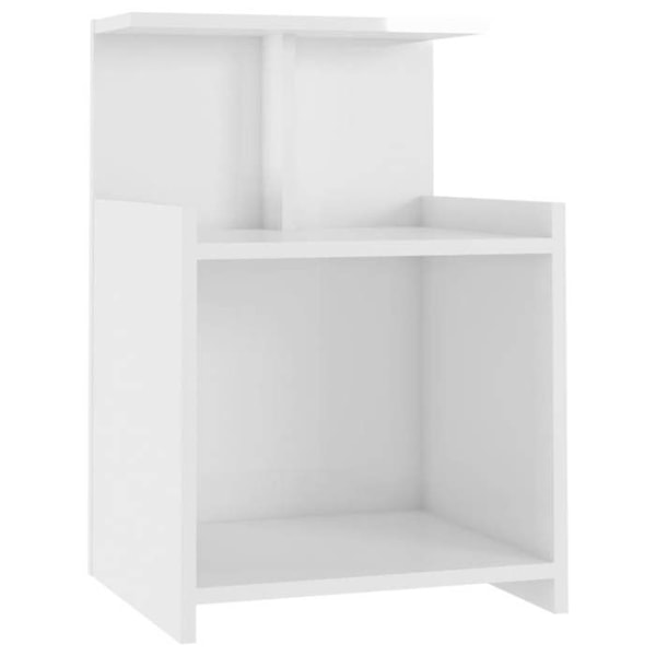 Natskab med 3 åbne hylder 40 x 35 x 60 cm hvidt spånplade DEC033475 Vit