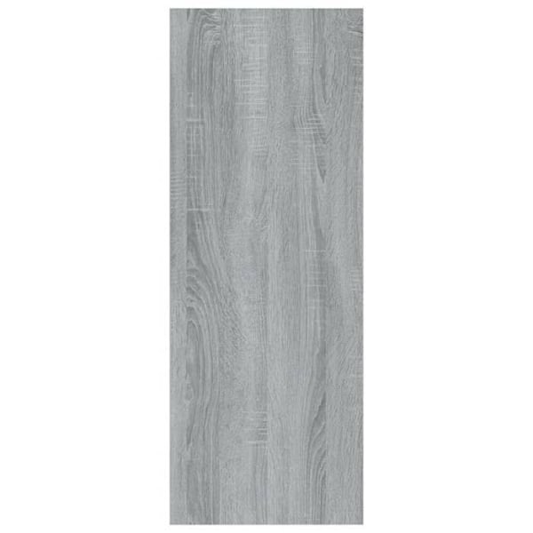 Praktisk konsolbord med opbevaringsrum 78 x 30 x 80 cm i grå ingeniørtræ DEC032249 kastanj