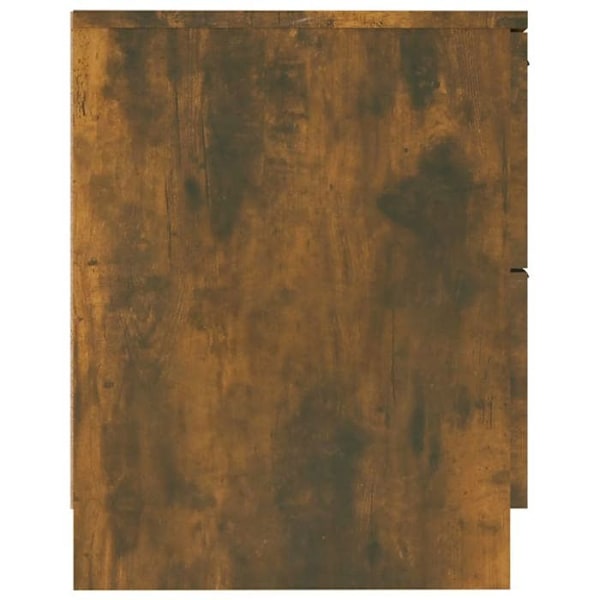 Sæt med 2 natborde med to skuffer 45 x 39 x 50 cm i brunt ingenieurtræ DEC035151 kastanj