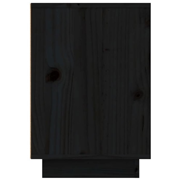Yöpöytä laatikolla ja säilytystilalla 50 x 34 x 50 cm musta mänty DEC034509 kastanj