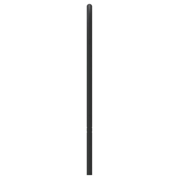 Sengegavl tilbehør soveværelse møbel 160 cm sort metal TDL0202427
