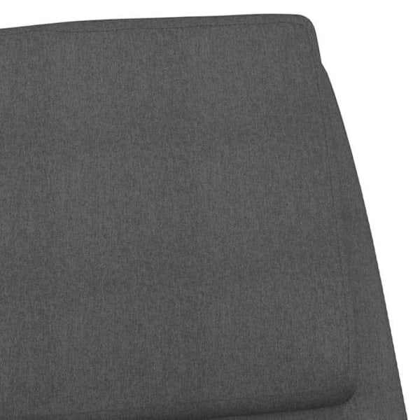 Moderne loungestol sofa design i mørkegrå stof DEC026685 Grå