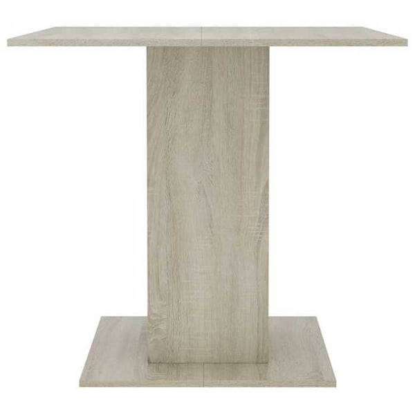 Moderni keittiön ruokapöytä 80 x 80 x 75 cm tekopuu, tammen värinen DEC036673 kastanj