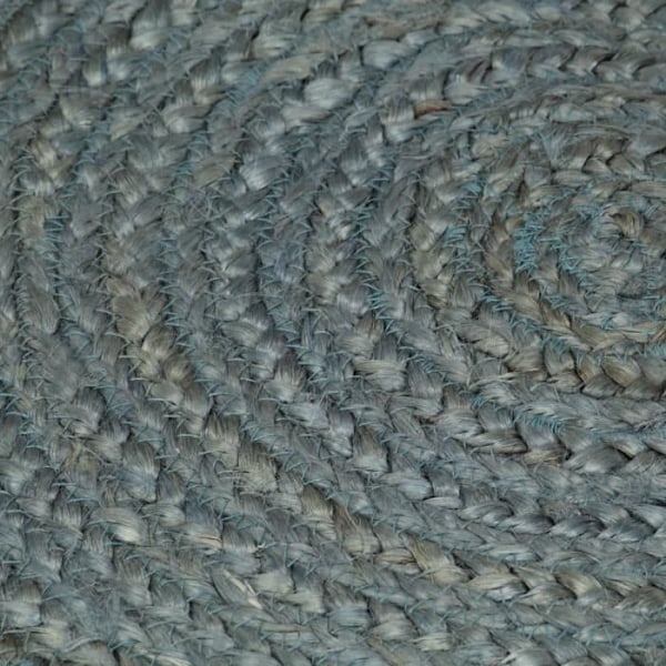 Käsintehty Jute Pyöreä 90 Oliivi vihreä
