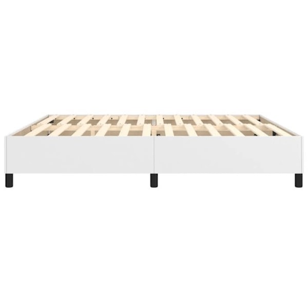 Seng – TDL – 200x200 cm – Hvid – 2 personer – Med lameller – Nem montering Vit