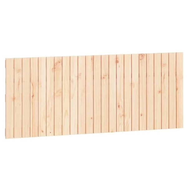Hovedgærde til soveværelse, vægmonteret møbel i paletstil 147 x 3 x 60 cm, massivt fyrretræ TDL0202773 kastanj
