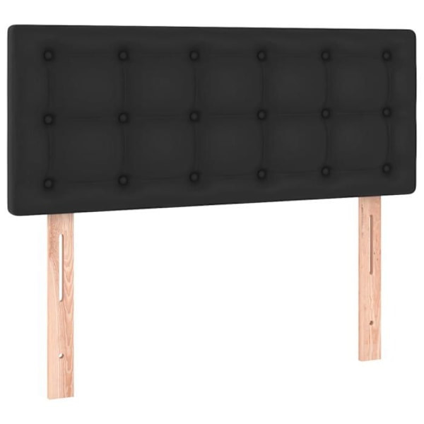 Sänggavel - Ej angiven - 90x78/88 cm - Syntetläder svart - Klassisk stil - Hållbar Svart