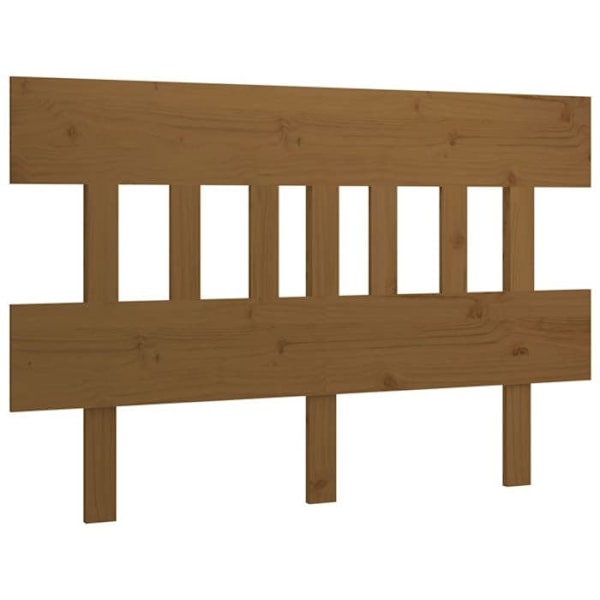Sänggavel tillbehör sovrum möbel 143,5 x 3 x 81 ljust massivt trä