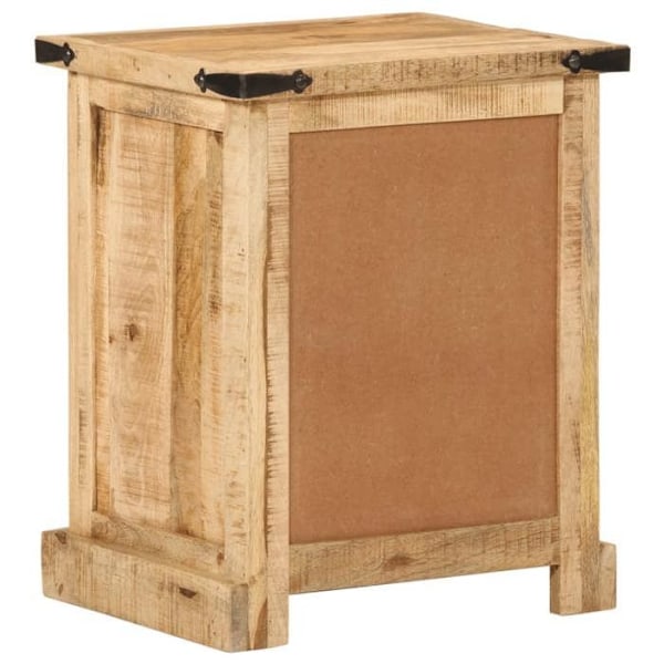 Natbord med skab med dør 40 x 35 x 50 cm mango træ DEC033002 kastanj