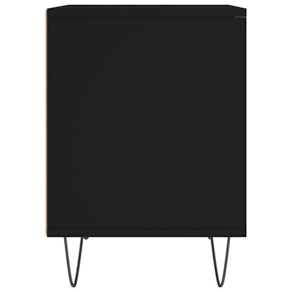 Sæt af 2 natborde med åbent rum 40 x 35 x 50 cm sorte ingeniørtræ DEC035549 kastanj