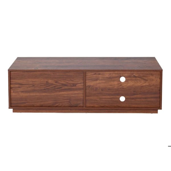 TV-møbel med 2 skuffer og 2 opbevaringsrum 42x140x40 cm med valnøddeffekt 04_0007851 Flerfärgad