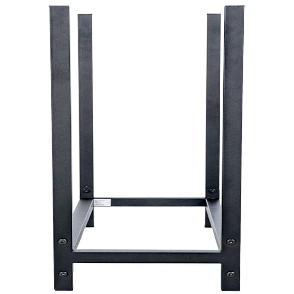 Pieni puuteline takka 62x60 cm mattamusta metallia 10_0003534 kastanj