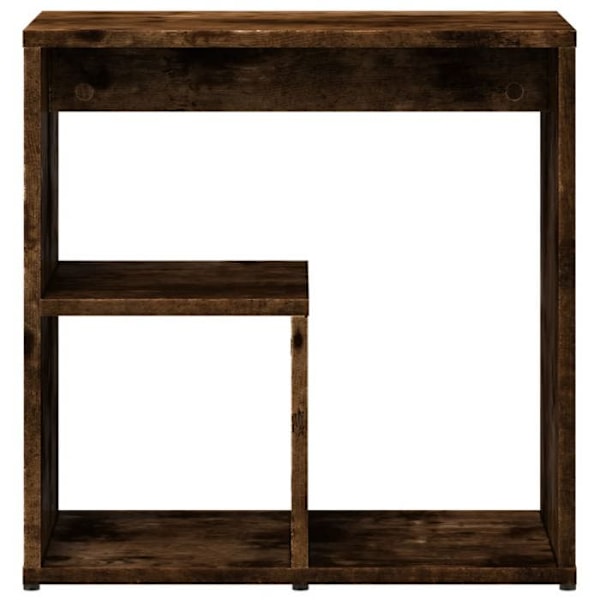 Set med 2 sidobord för växter 50 x 30 x 50 cm ingenjörsträ brun DEC032619 kastanj