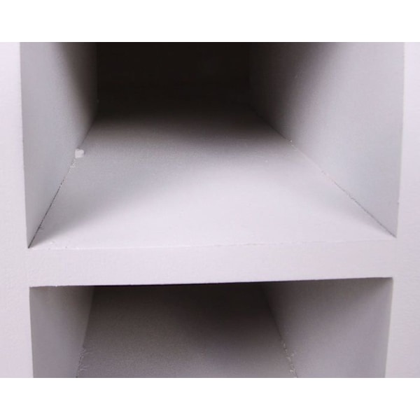 Vinplockskåp för 12 flaskor med lådor, rustik stil 86x87x37cm 04_0004316 Flerfärgad